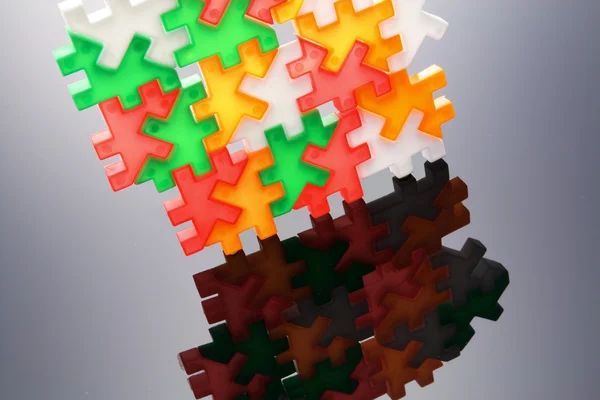 Plastic Puzzle — Stock Photo, Image