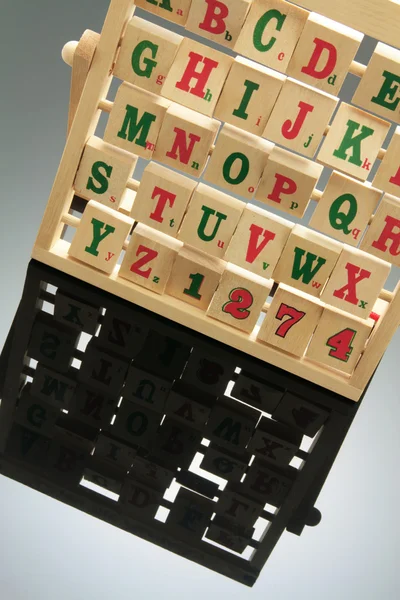Cremalheira do alfabeto — Fotografia de Stock