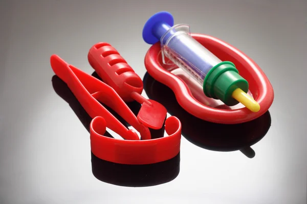 Speelgoed medische instrumenten — Stockfoto