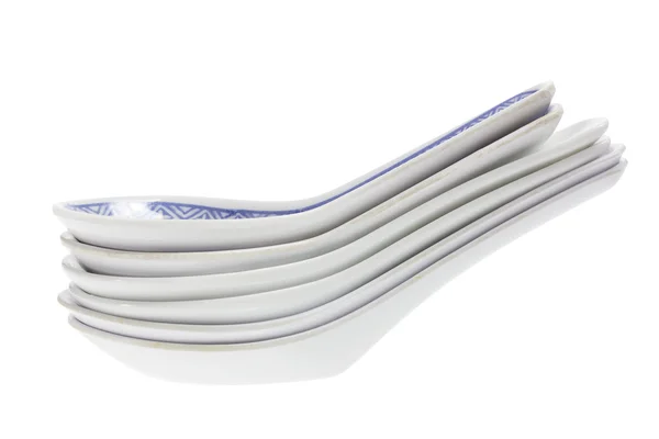 Chinese Soup Spoons — Stock Photo, Image