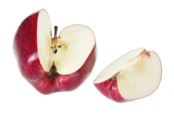 Κόκκινο μήλο νόστιμα — Φωτογραφία Αρχείου