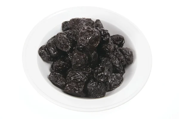 Bowl of Prunes — Stock Photo, Image