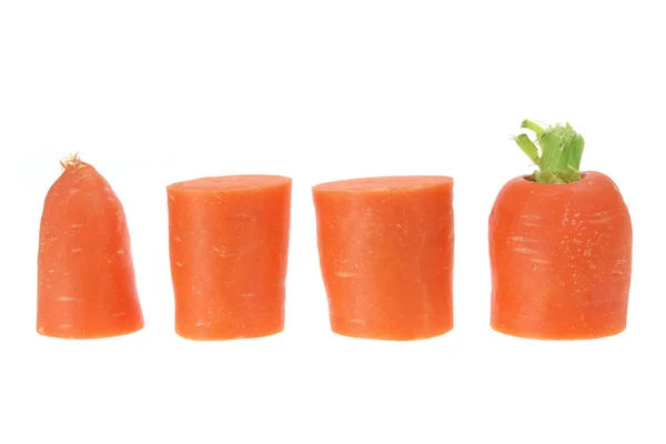 Fatias de cenoura — Fotografia de Stock