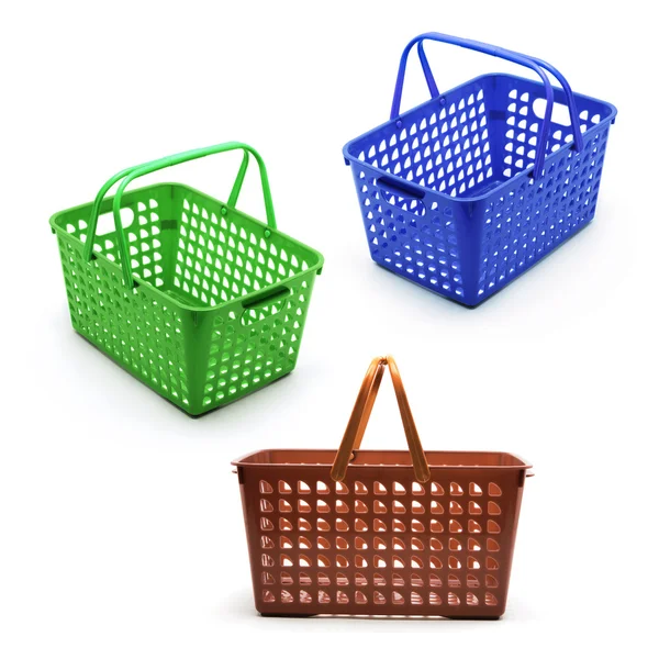 Plastové košíky — Stock fotografie