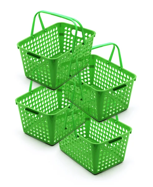 Plastic Baskets — Stock Photo, Image