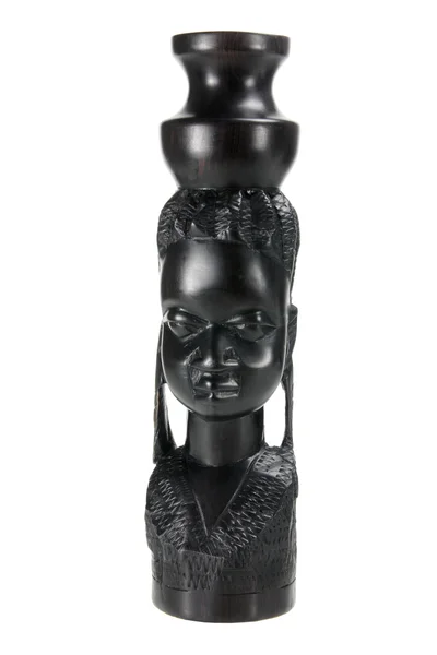 Figurinha esculpida africana — Fotografia de Stock