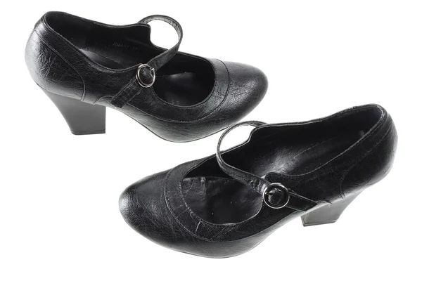 Damskie buty czarny — Zdjęcie stockowe