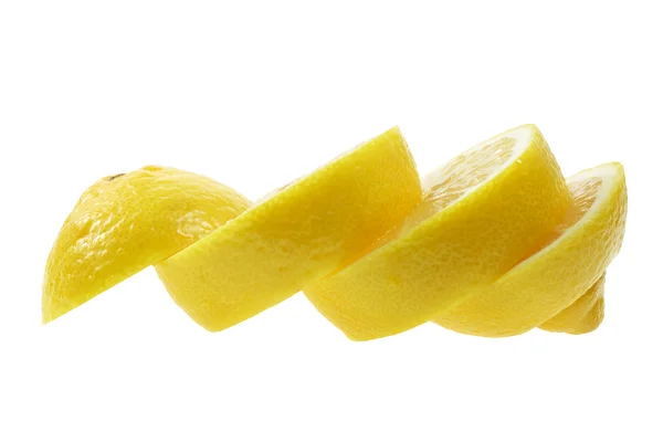 Segmenten voor lemon — Stockfoto
