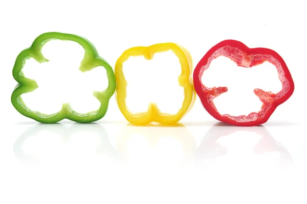 Slices of Capsicums — Stock Photo, Image