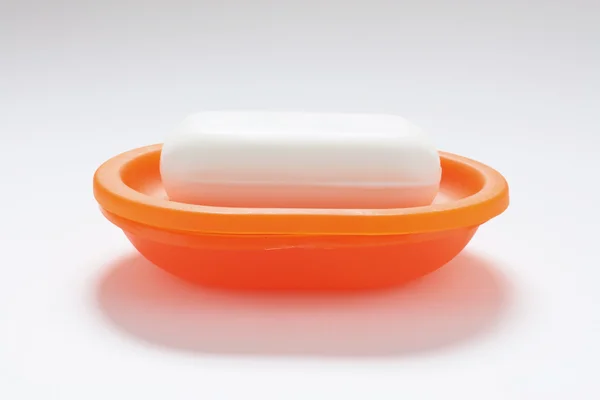 Mýdlo v misce — Stock fotografie