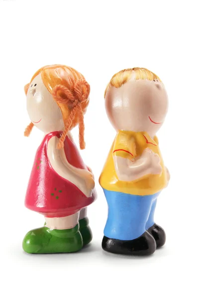 Male and Female Figurines — Stock Photo, Image