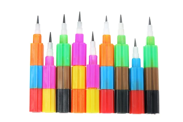 Műanyag ceruzák — Stock Fotó