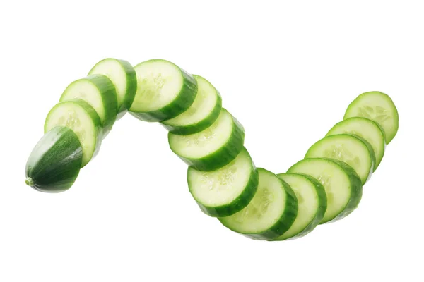 Slices of Lebanese Cucumber — Stock Photo, Image