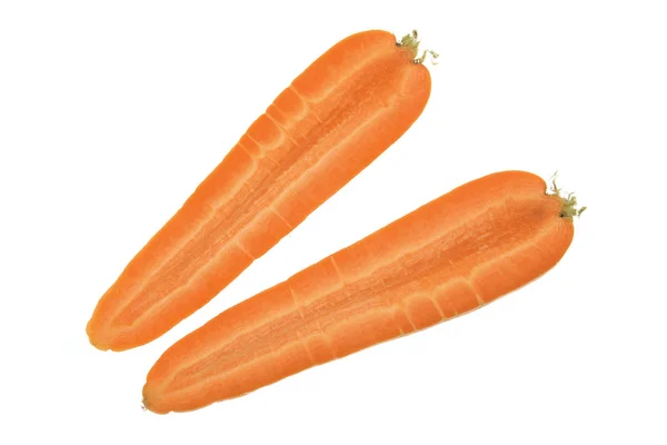 Mitades de zanahoria — Foto de Stock