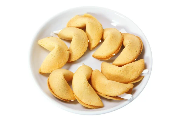 Plate of Fortune Cookies — Stock Photo, Image