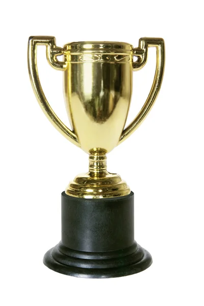 Złote trofeum Pucharu — Zdjęcie stockowe