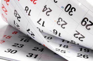 Calendar Pages clipart