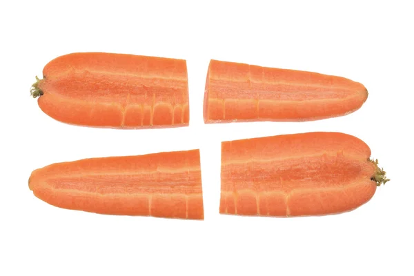 Скибочки з моркви — стокове фото