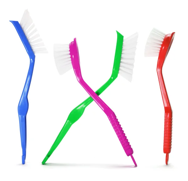Plastic Brushes — Stock Photo, Image