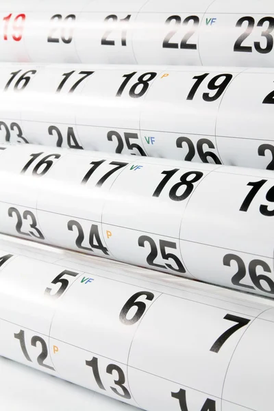 Pagine del calendario — Foto Stock