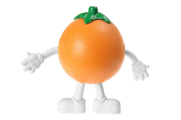 Figurka pomarańczowy — Zdjęcie stockowe