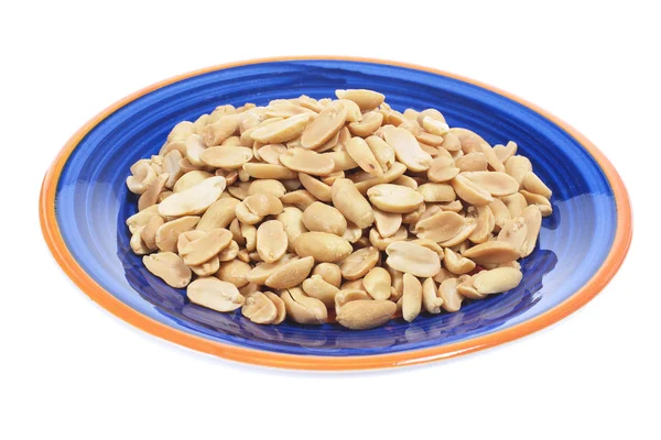 Plate of Peanuts — Stock Photo, Image