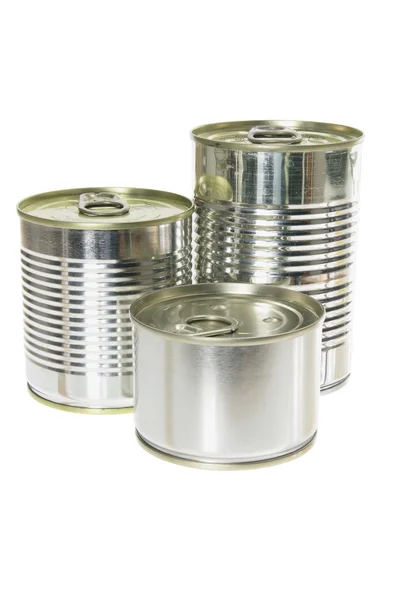 Tin Cans Stock Photo