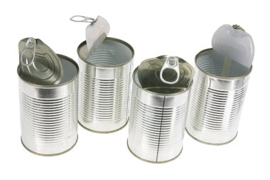 Empty Tin Cans clipart