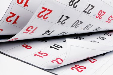 Calendar Pages clipart