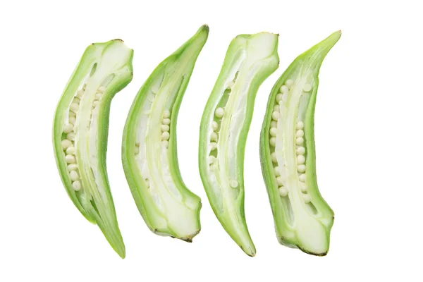 Slices of Okra — Stock Photo, Image