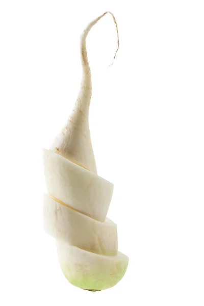 Fatias de rabanete branco — Fotografia de Stock