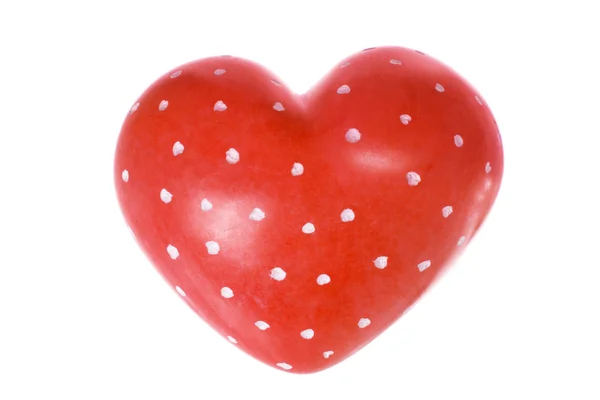 Coração de amor vermelho — Fotografia de Stock