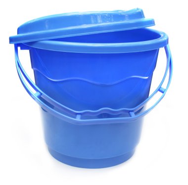 Plastic water bucket clipart