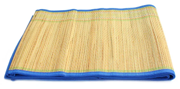 Натуральный коврик из соломы — стоковое фото
