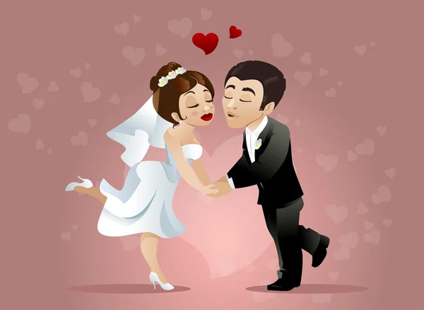 Jour de mariage — Image vectorielle