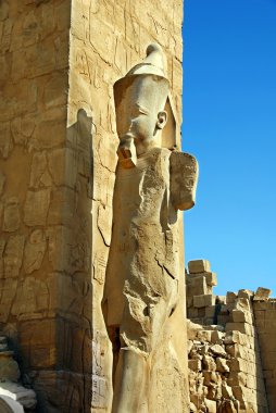 Statue in Karnak Temple clipart