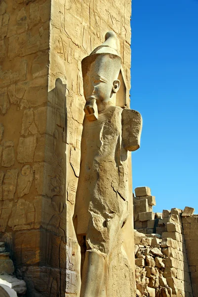 Statua nel Tempio di Karnak — Foto Stock