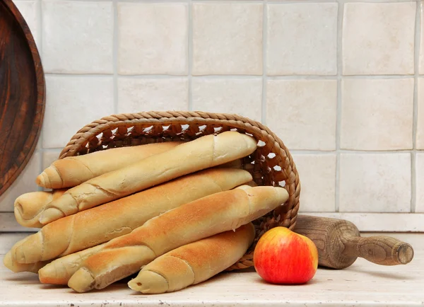 Smakelijk zelfgemaakte brood — Stockfoto