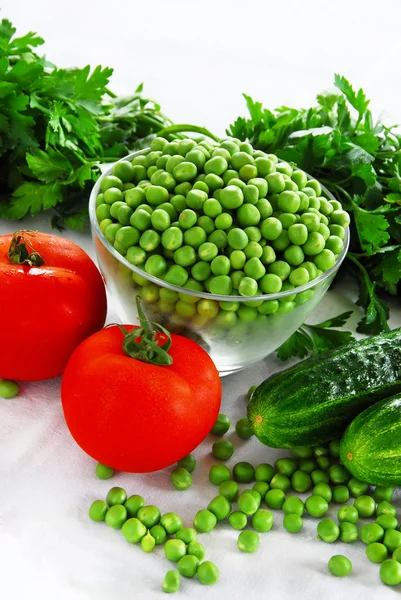 Smakelijk verse groenten — Stockfoto