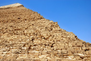 Kefren Pyramid on Giza, Cairo clipart