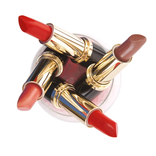 Different red lipstick — Stock Photo, Image