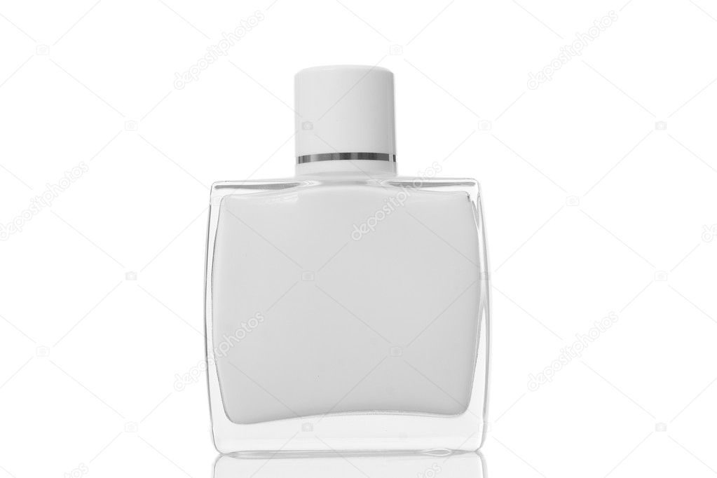White bottle aftershave cream — Stock Photo © victorO 5402980