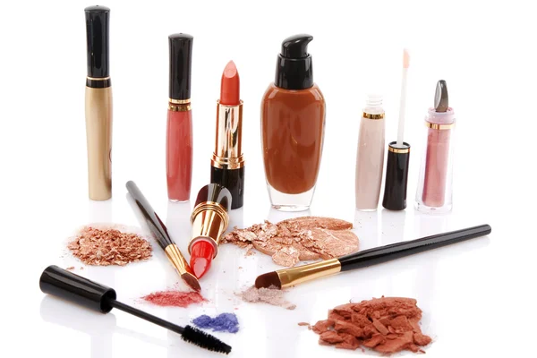 Verschillende cosmetica, schoonheid concept — Stockfoto