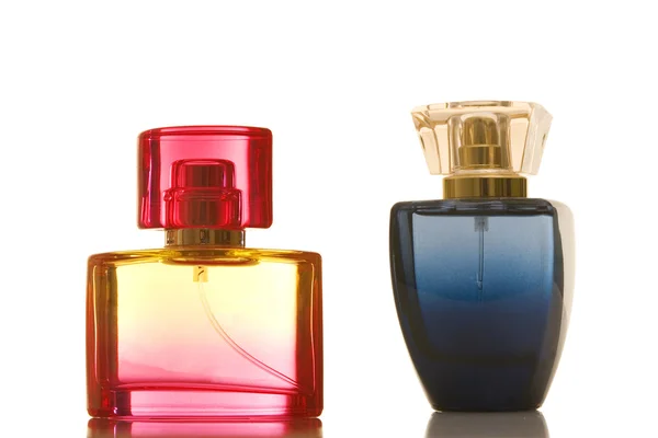Perfume em garrafas de vidro — Fotografia de Stock