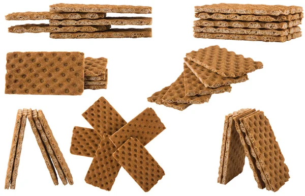 Тріщини хліба ароматизовані в різну форму — стокове фото