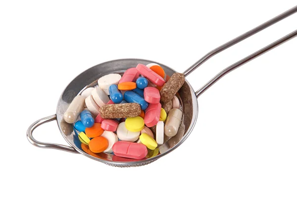 Capsule, pilule et comprimé colorés — Photo
