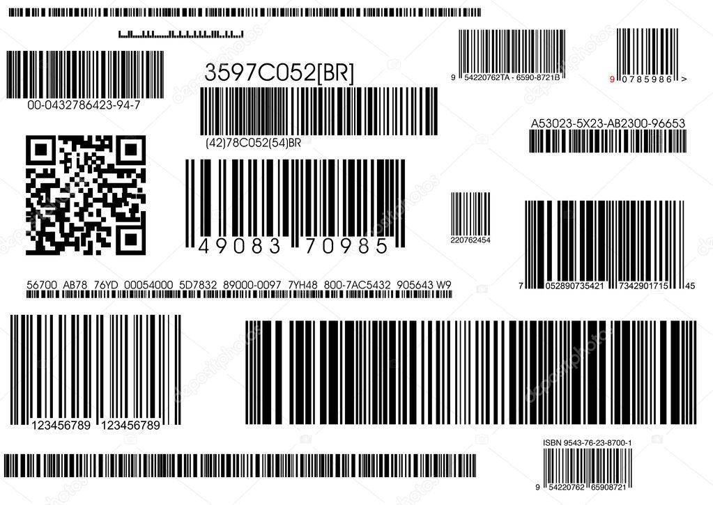 Standard barcodes and shipping barcode