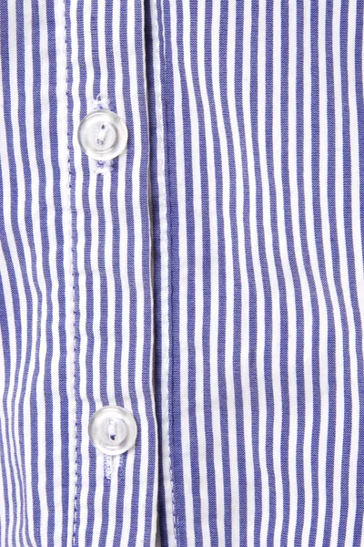 Camisa listrada branca e azul — Fotografia de Stock