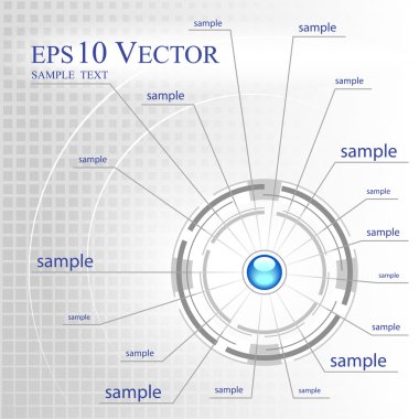 Abstract technology background clipart