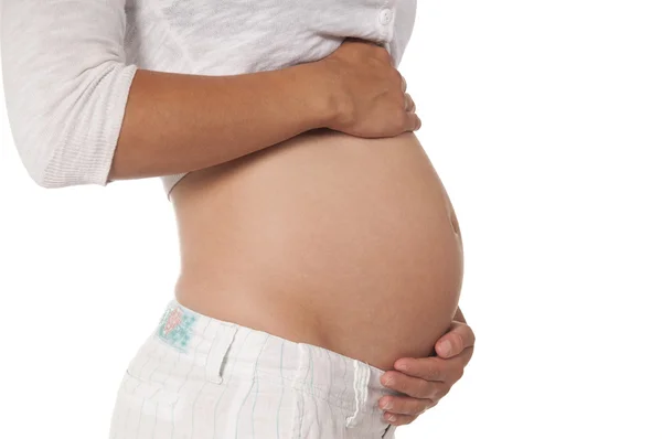 Baby belly — Stock Photo, Image